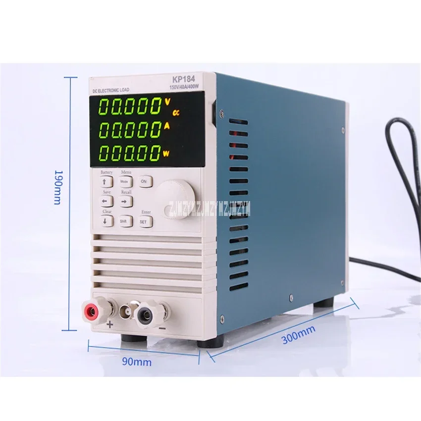 For KP184 DC Electronic Load Battery Capacity Tester High-precision Battery Discharge Capacity Tester AC RS485/232 150V 40A