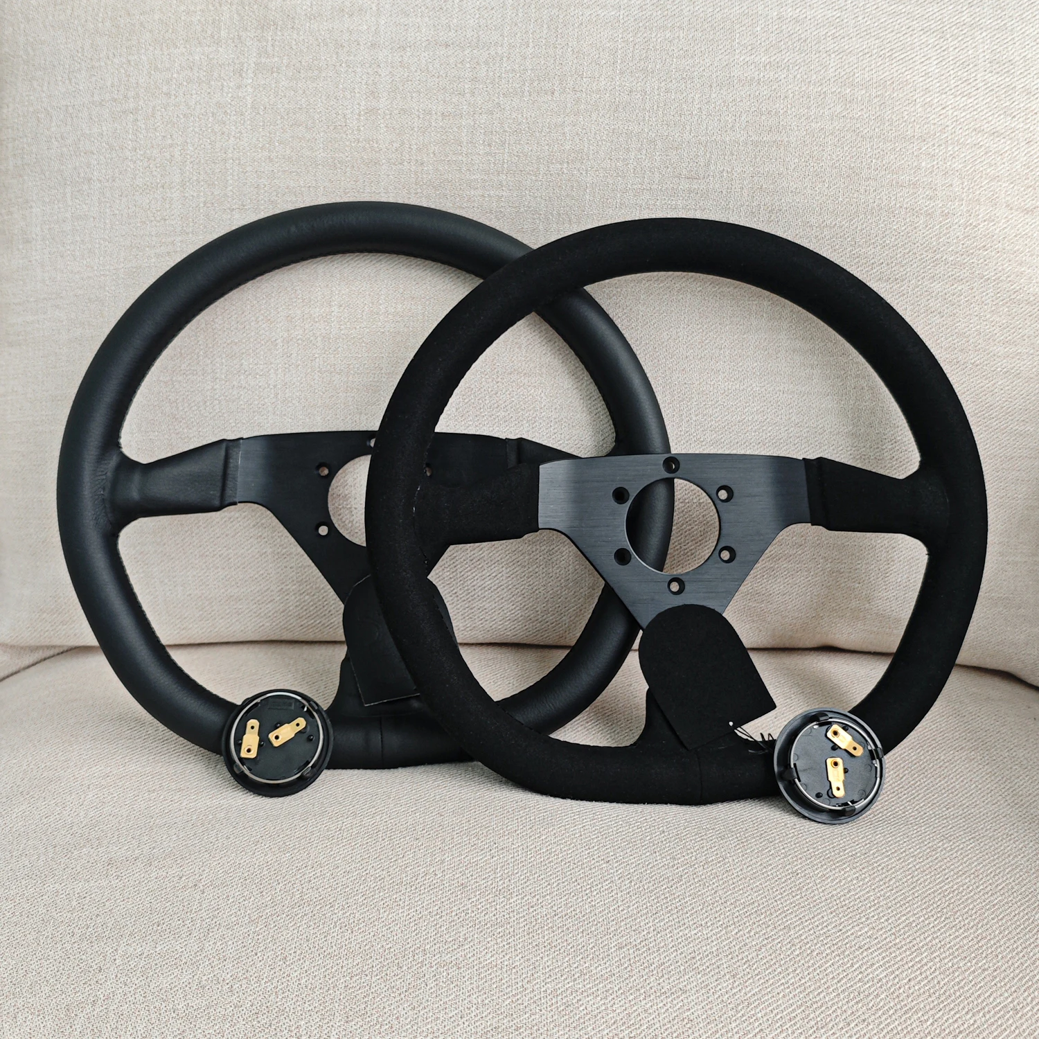 350 مللي متر JDM D شكل الجلود سباق عجلة القيادة MO سيارة الانجراف الألعاب محاكاة عجلة القيادة الرياضية
