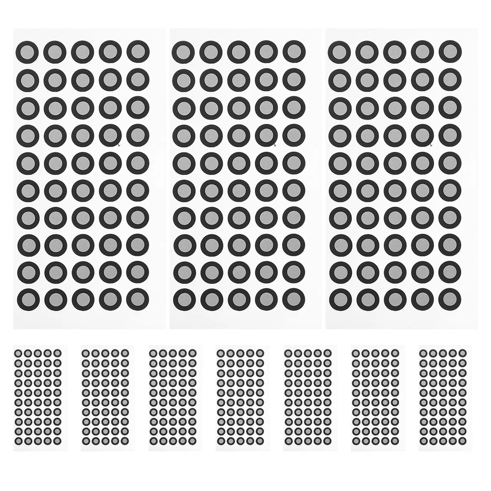 10 Sheets Scanner Reflective Film 3d Marker Marking Stickers Dots Scanning Markers for Reference Points 6mm Reflection