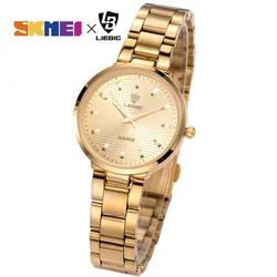 LIEBIG-Reloj de pulsera de cuarzo para mujer, accesorio de lujo, resistente al agua hasta 30M, L1012, 2023