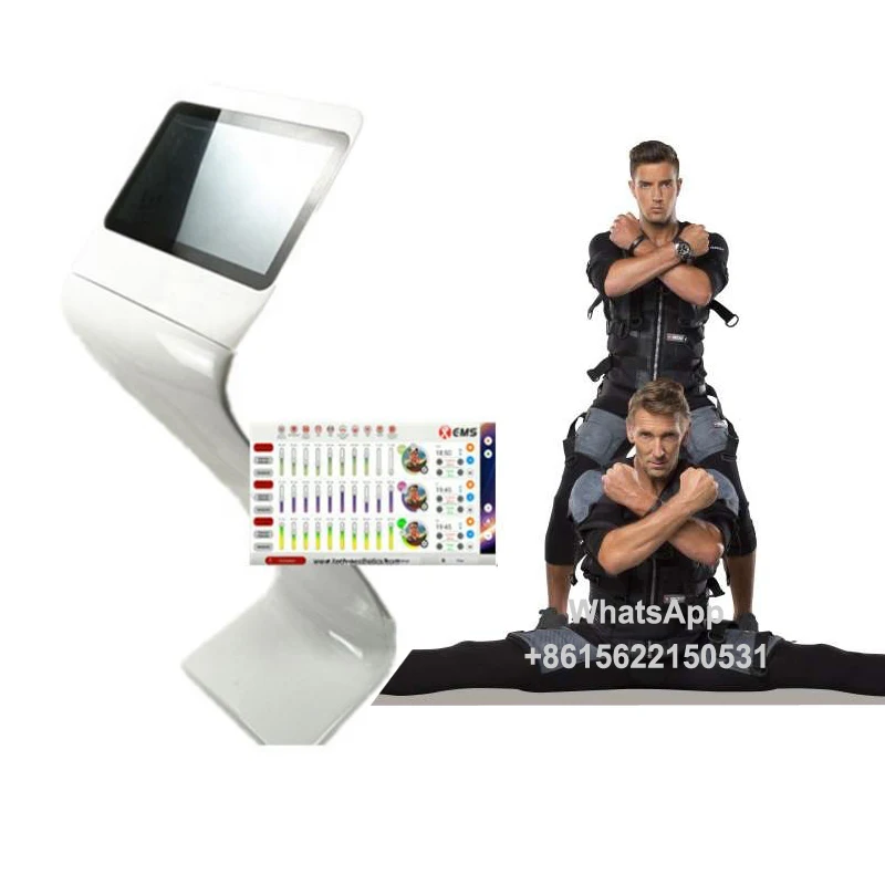 Personal use muscle stimulation ems home fitness machine with suit