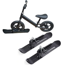 Ski Plate Wheelblades Sled Skiing Board Beach Skateboard Snow Scooter Sled Bike Ski Sled Easy to Install