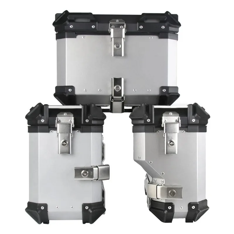 Fit for VOGE 900DSX 38L Aluminum Waterproof Motorcycle Saddlebag - Side Luggage Box Storage Travel Trunk Carrier Case Toolbox