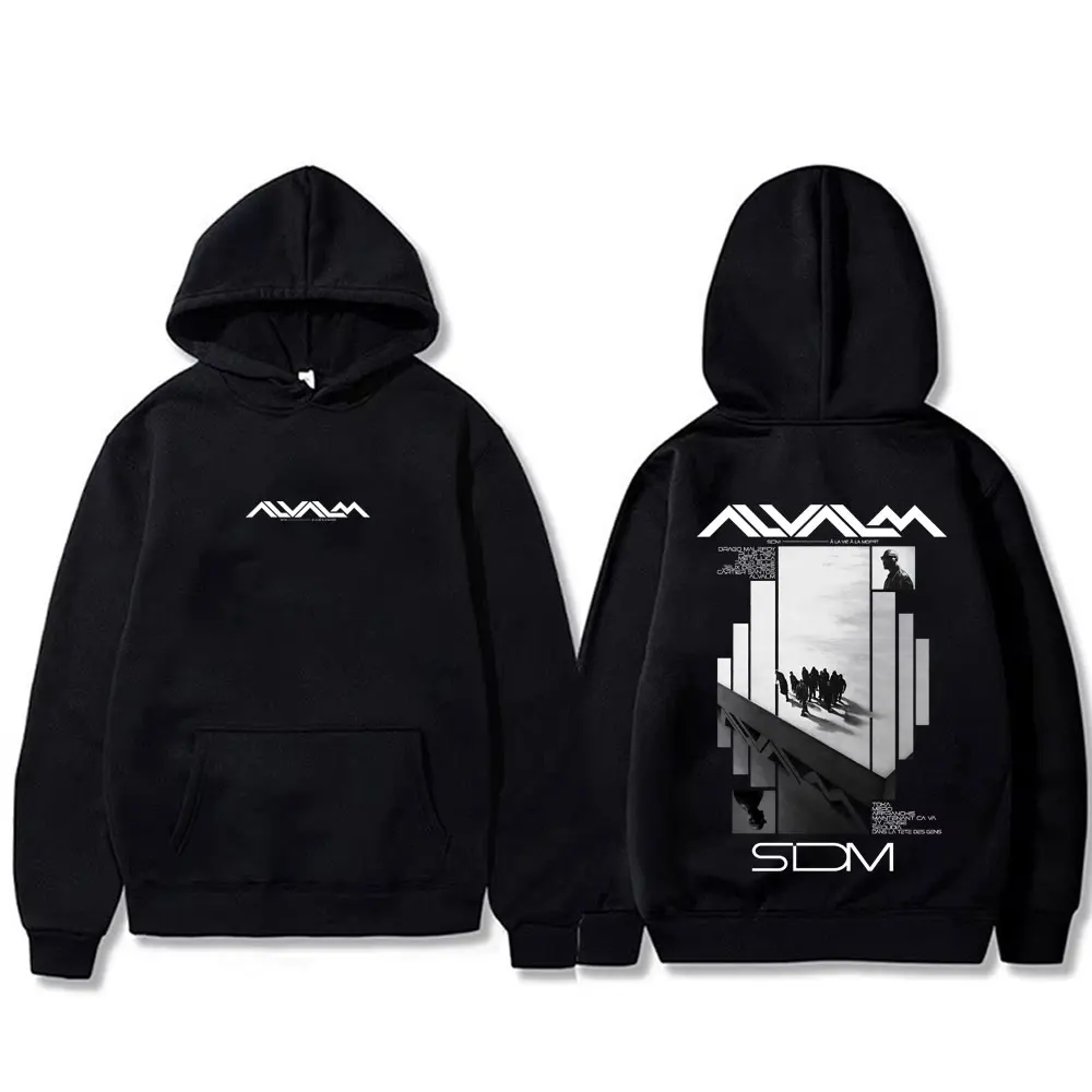 

Rapper SDM A La Vie A La Mort Album Graphic Hoodie Men Hip Hop Fashion Pop Music Sweatshirts Male Oversized Pullovers Hoodies