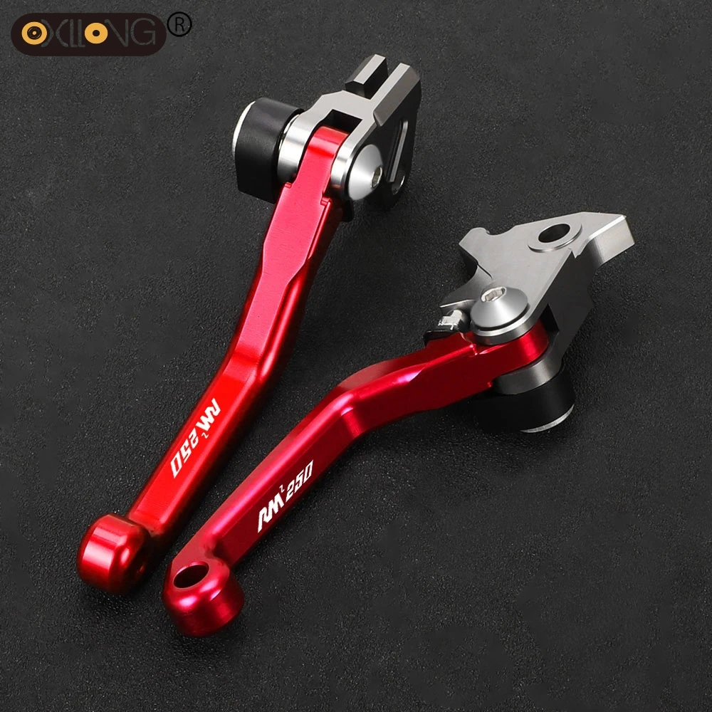 

1 Pair Motorcoss Pit Dirt Bike Pivot Foldable CNC Brake Clutch Levers For SUZUKI RMZ250 RMZ 250 2005 2006