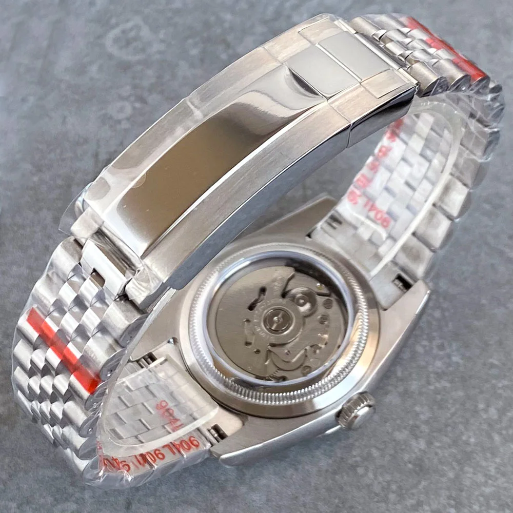 36 مللي متر 39 مللي متر أمة الله الأرجواني الهاتفي NH35A 20ATM الغوص التلقائي الرجال ساعة الفولاذ المقاوم للصدأ حزام الياقوت الزجاج الشريحة مشبك 2024 #6