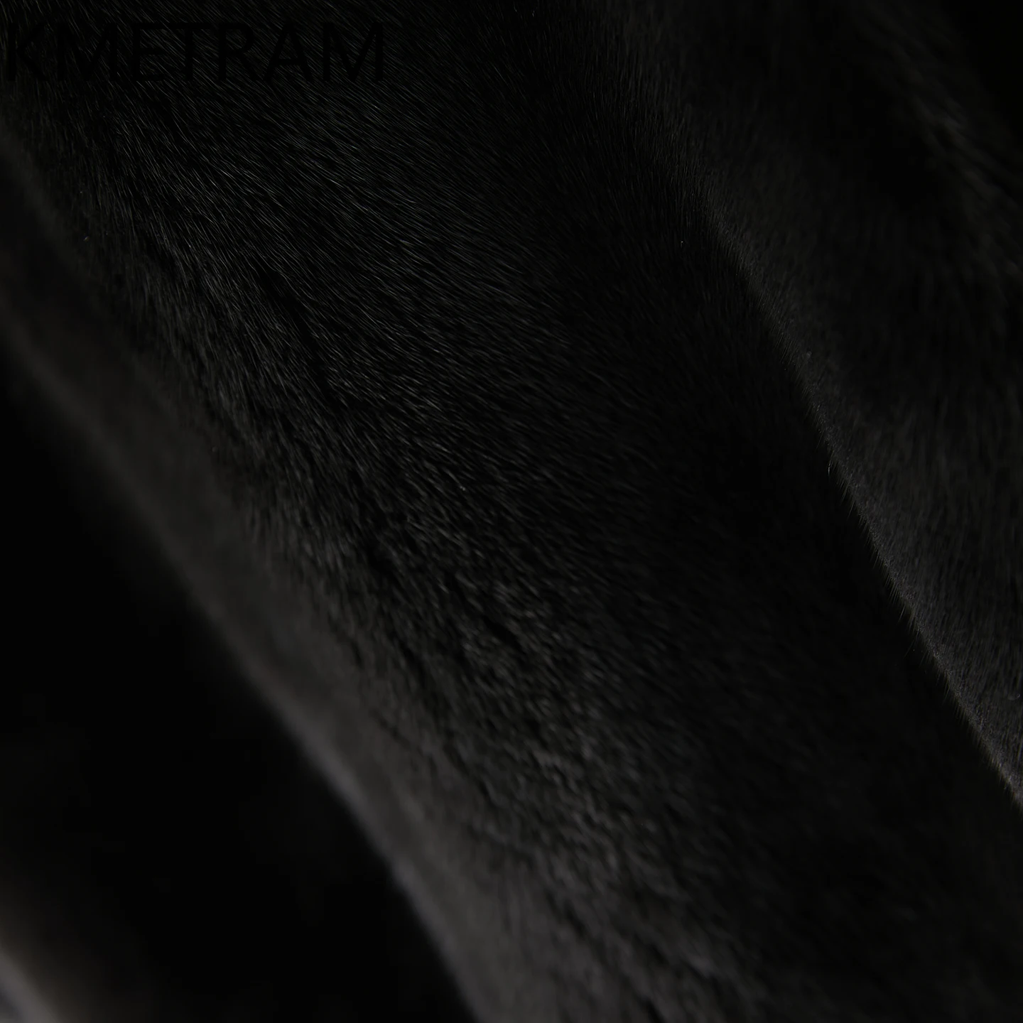 سترة KMETRAM 100% من المينك الطبيعي بالكامل باللون الأسود بدون أكمام معطف فرو حقيقي لشتاء 2025 قصير جديد في ملابس خارجية ملابس نسائية #3