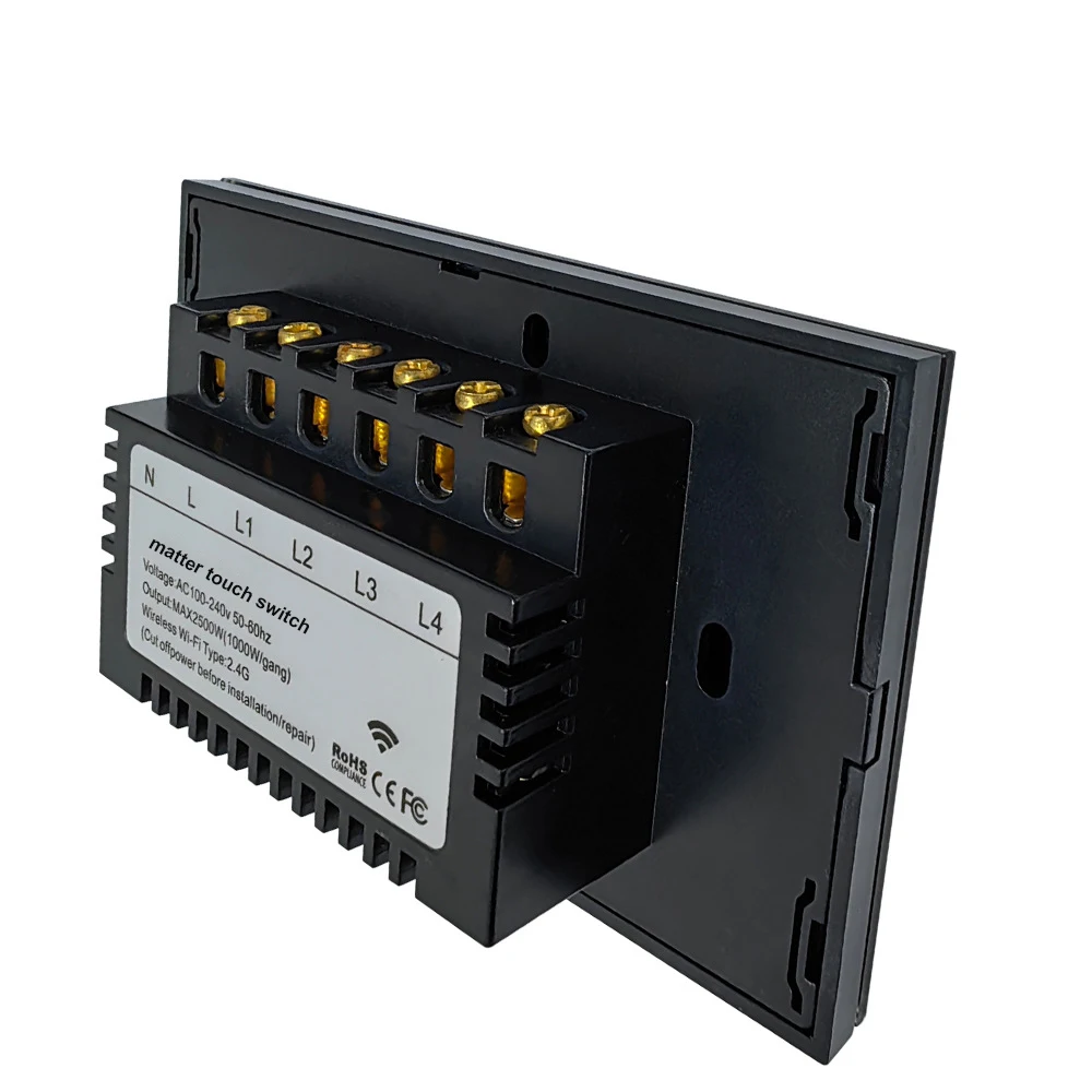 يدعم المفتاح الذكي Matter الاتصال المباشر لمفتاح الإضاءة المنزلي Alexa Google Assistant Homekit #4