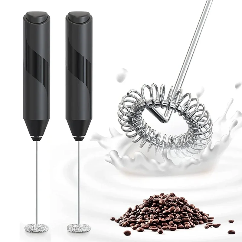 Handheld Milk Frother Coffee Maker Egg Beater Cappuccino Stirrer Mini Portable Blender Whisk Tool