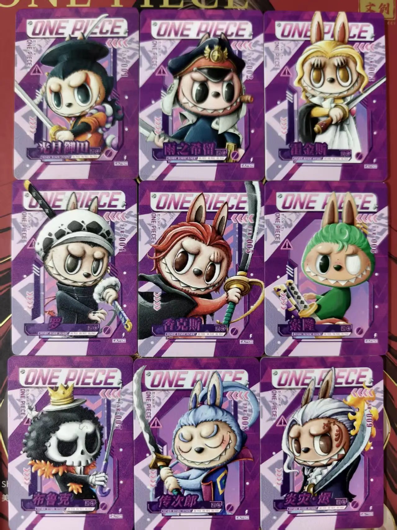 Japanese Anime One Piece Original Art Style Luffy, Han Cook, Nami, Zoro, Sanji, Robin Collectible Cards Birthday Gift Christmas Gift