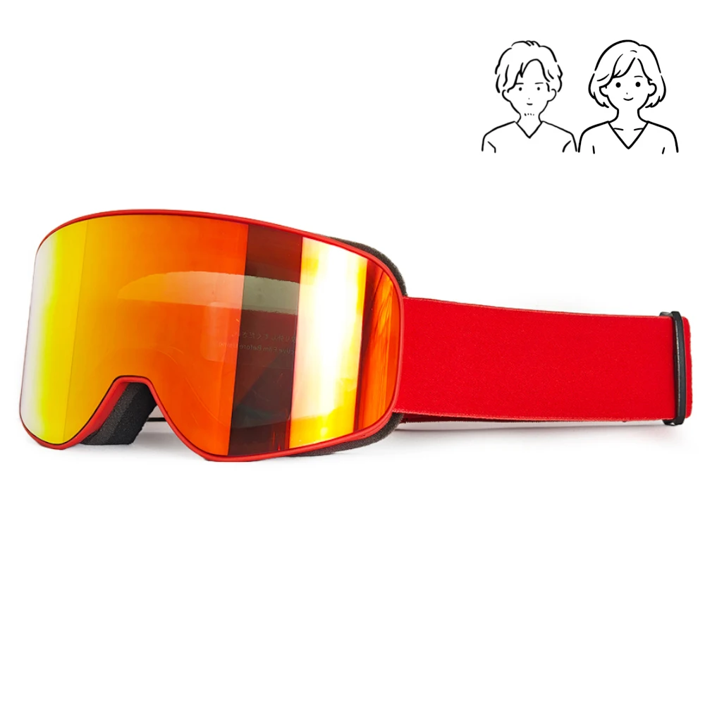

2025 Fashionable Adult Ski Glasses both Men And Women Breathable Windproof Skiing Glasses Ski Outdoor Sport Equipment