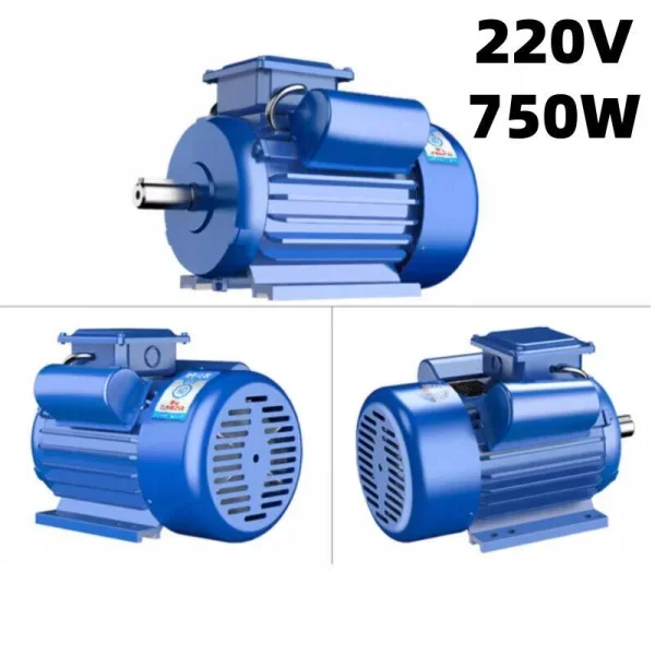 

2026 220v 750w Single Phase Motor 1hp All Copper Industrial 19mm Axis Brand New Original Spot Plc