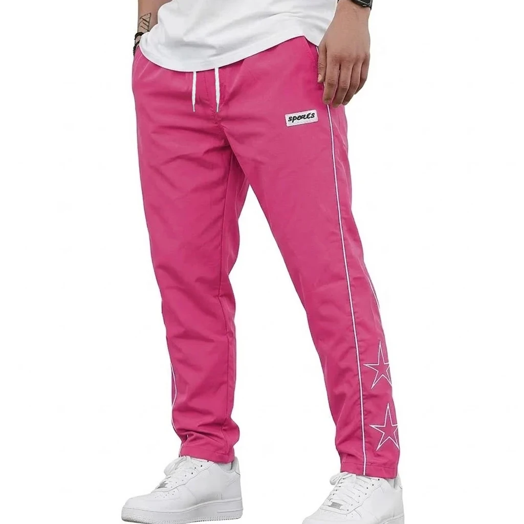 Mens Spring Outdoor Lightweight Cargo Trousers Casual Jogger Sweatpants Elastic Waist Breathable Quick Dry Sports Bottoms