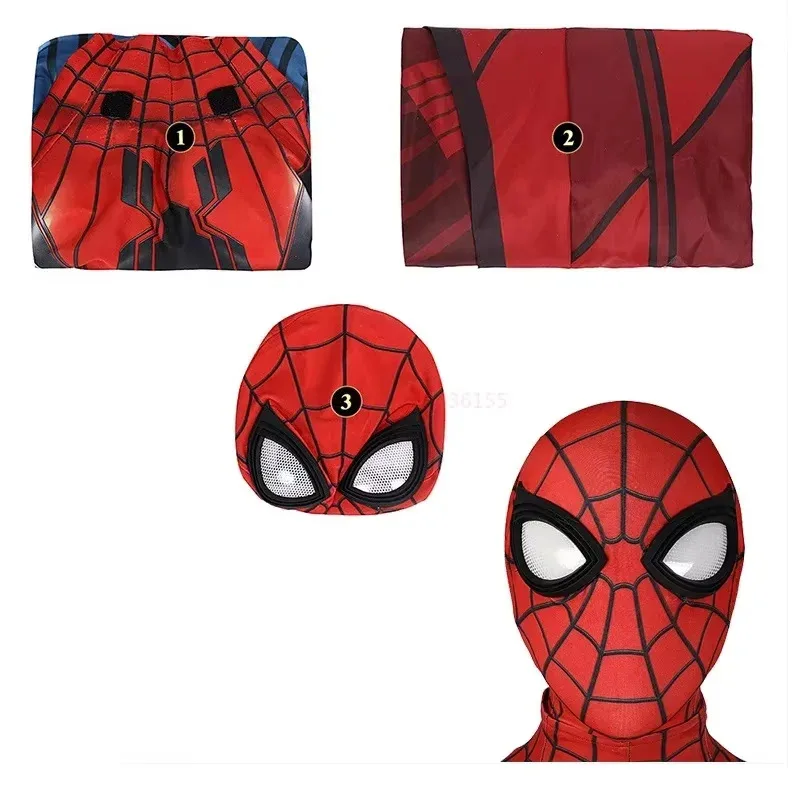Spider Men Zombie Hunter Cloak Cosplay Costume Superhero Jumpsuit Halloween Comic-con Props Bodysuit Gifts Adult Man Gifts
