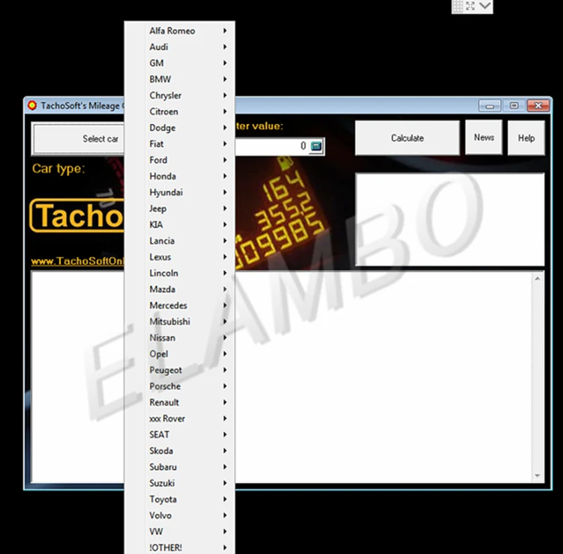 أحدث آلة حاسبة TachoSoft Mileage 23.1 مع ترخيص آلات حاسبة عداد المسافات الرقمية برنامج TachoSoft 23.1 + تثبيت غير محدود