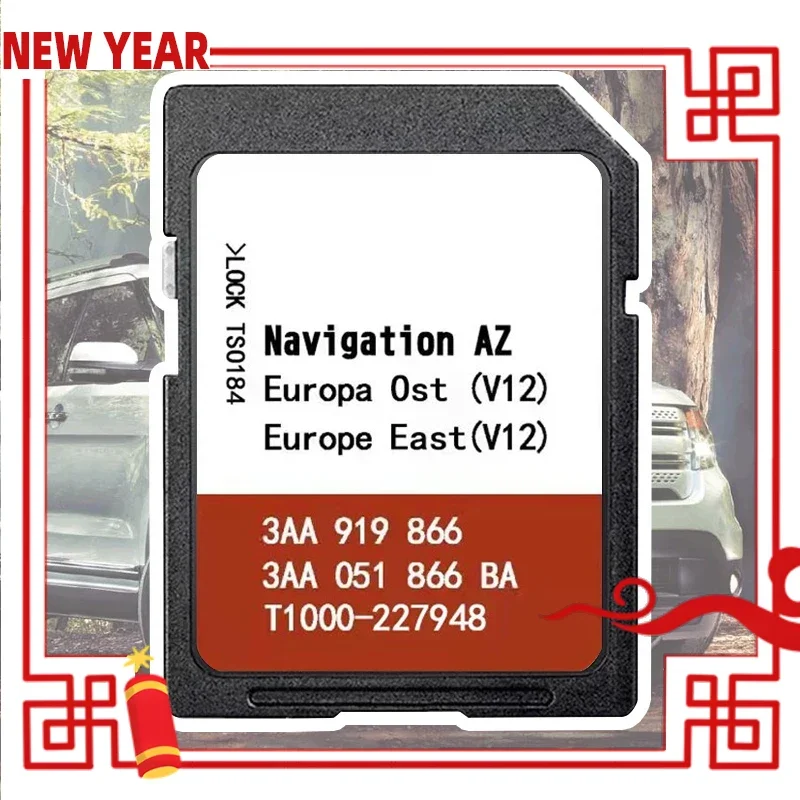 

2020 East Europe OST Navi SD Card AZ V12 SD Card Map for Skoda Amundsen + Plus GPS Track Road