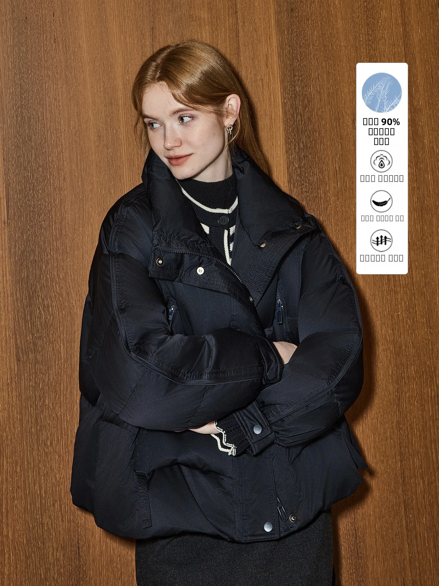 

Женская пуховая куртка KuNMaVi с 90% белого утиного пуха, воротник-стойка, корейский стиль, теплая зимняя верхняя одежда