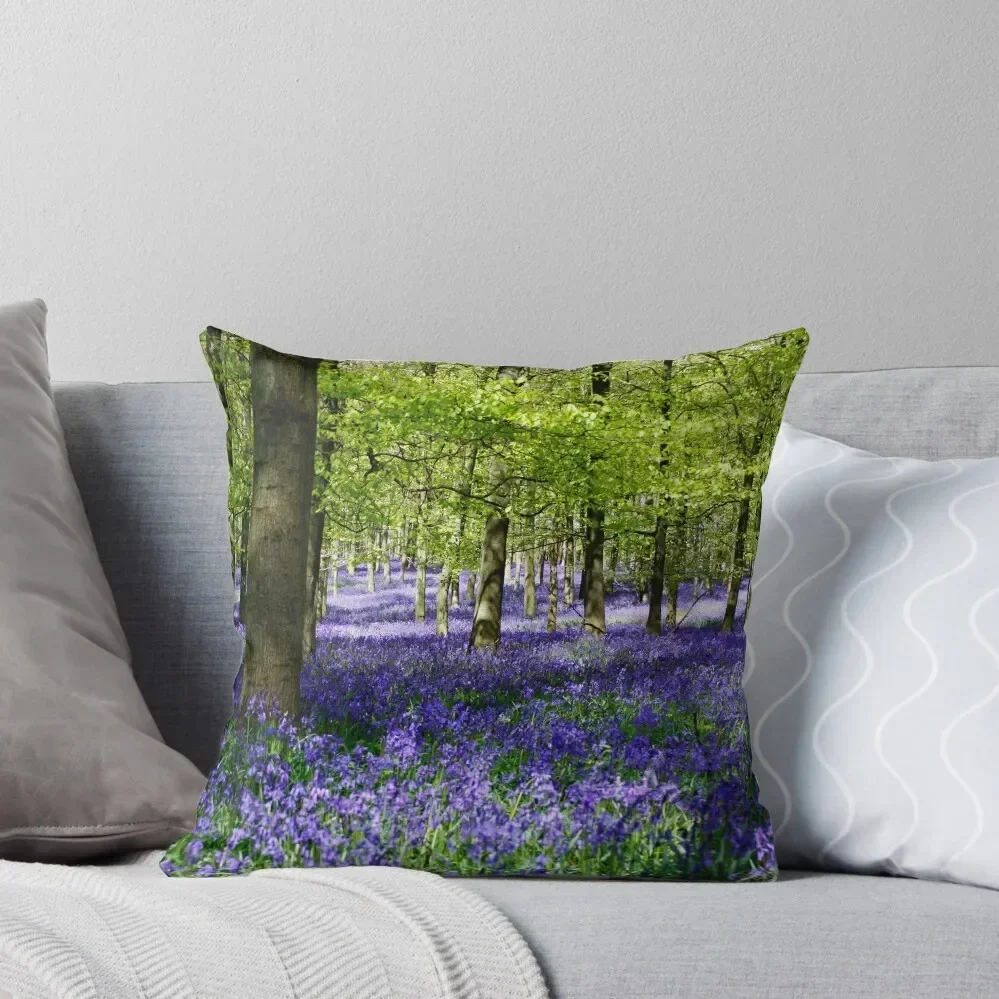 Bluebell Woods Throw Pillow Christmas Pillow Covers Luxury Sofa Cushions Cushions For Sofa pillow