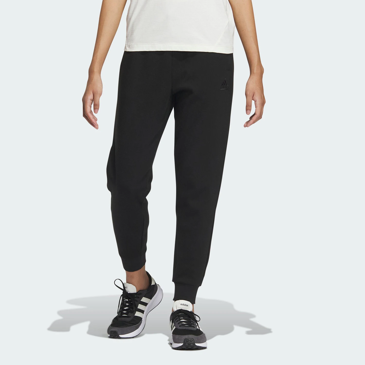 

Adidas genuine 2024 New Women's Knitted Cuffed Sports Pants IM8874