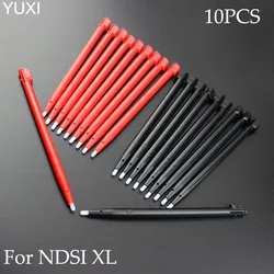 10Pcs For NDSi XL Stylus Touch Pens For DSi XL Black Red Plastic Screen Touch Pens Replacement Accessories