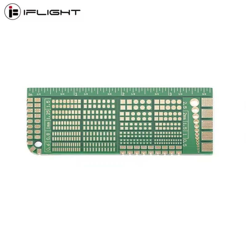 IFlight 100x40mm BLITZ PCB Practice Soldering Board for FPV Beginner New Pilots Improving Soldering Level DIY Tool