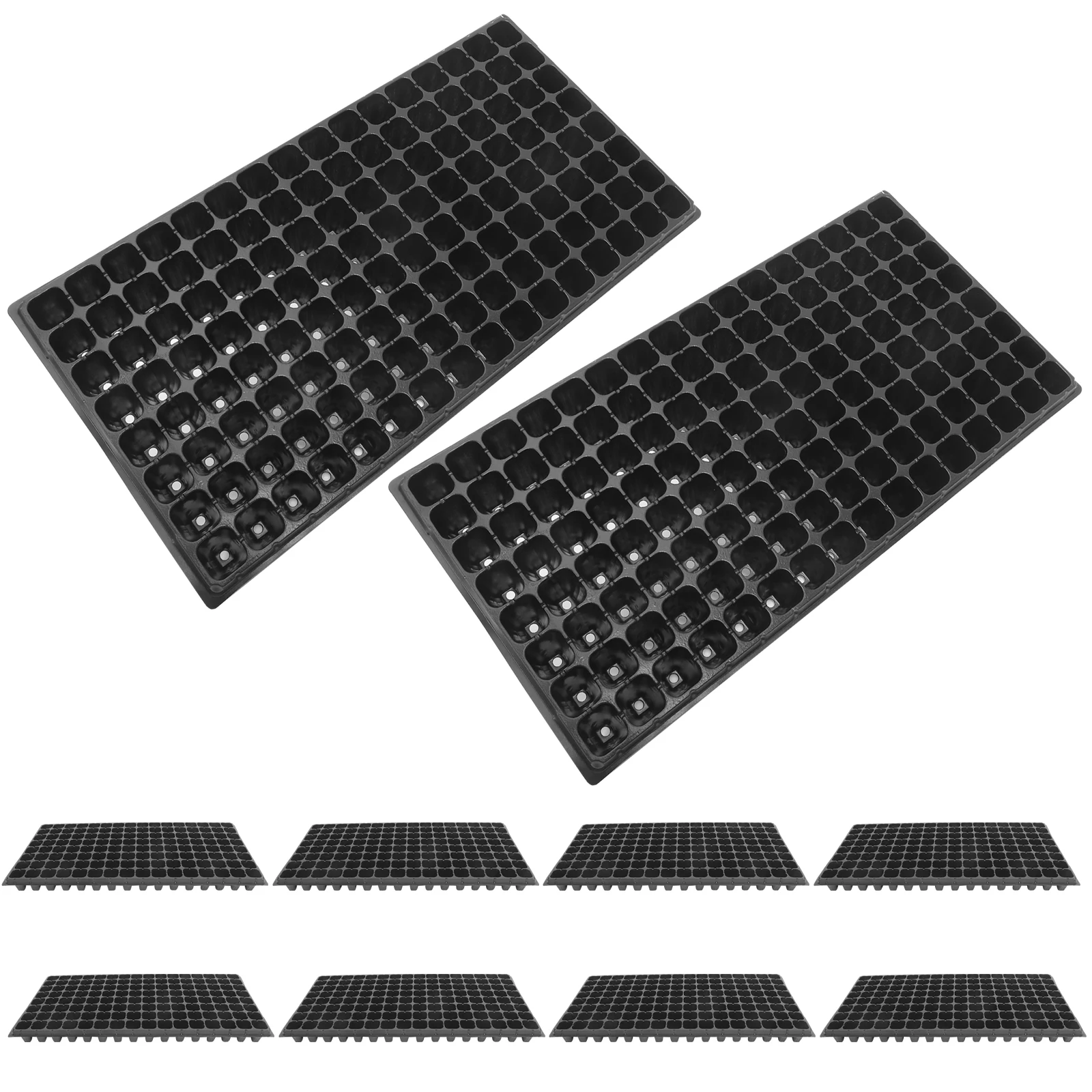 

10 Pcs 128 Holes in Seedling Plate Potting Trays for Plants Gardening Greenhouse Planting Sprout Growing Sprouting