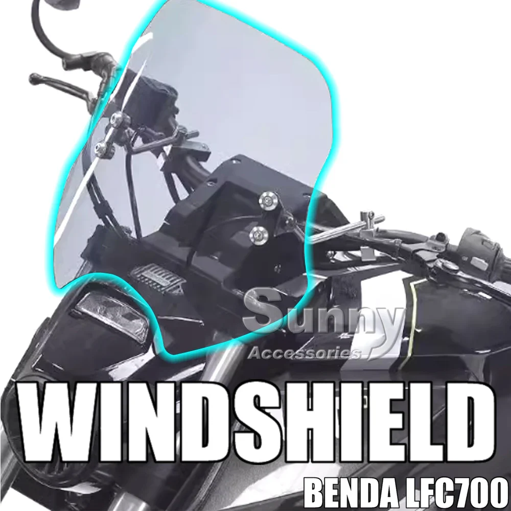 

Modified Windshield Adjustable Height Windshield Motorcycle Accessories For Benda LFC700 LFC 700 Lfc700 700LFC