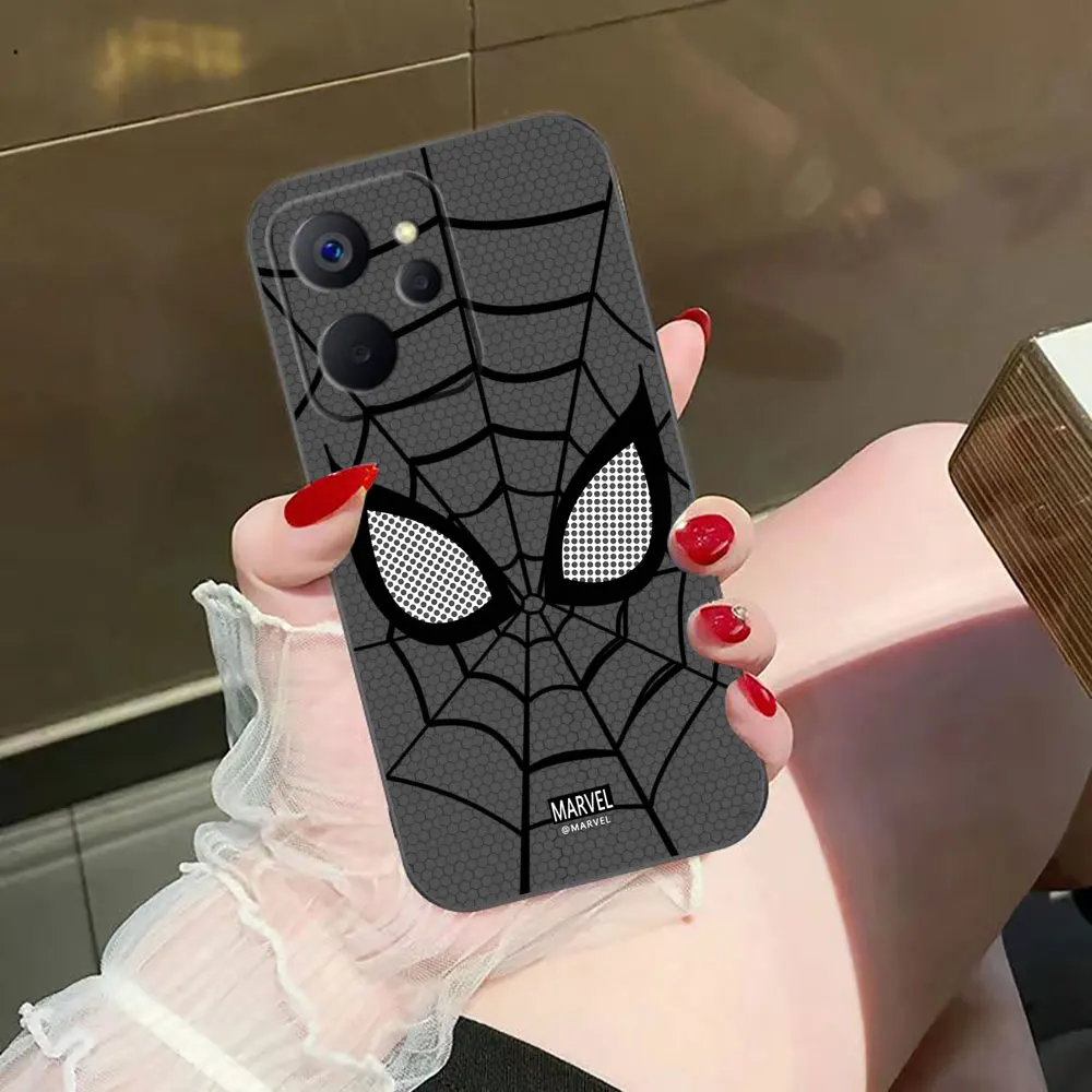 Marvel Spider Spiderman Benutzerdefinierte Foto Telefon Fall Für OPPO Realme 14 13 12 11 10 9I 8 8I 7 7I 6 5I 5S Pro Plus TPU Fall Funda
