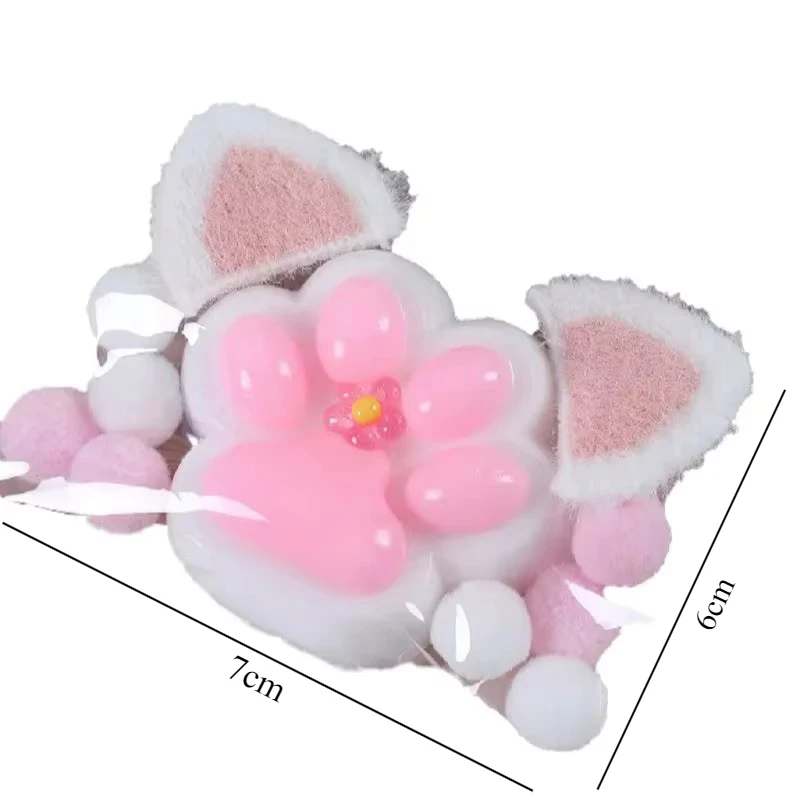 Children And Adults Can Relieve Stress With Cute, Slow Bouncing, Squeezing Clay Cat Claws To Ease Irritability image 6