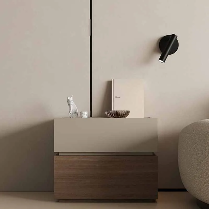 

White Nordic Small Nightstand Bedroom Modern Simple Walnut Drawers House Side Table Modern Organizer Cabeceros Furnitures