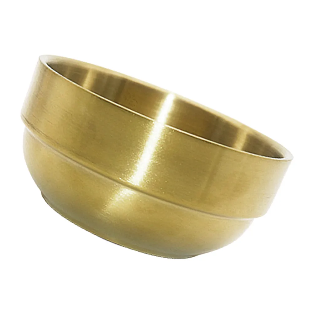 

1Pcs Thick 304 Stainless Steel Shaving Bowl Men Simple Elegant Design Stable Rounded Base Portable Travel Mixing