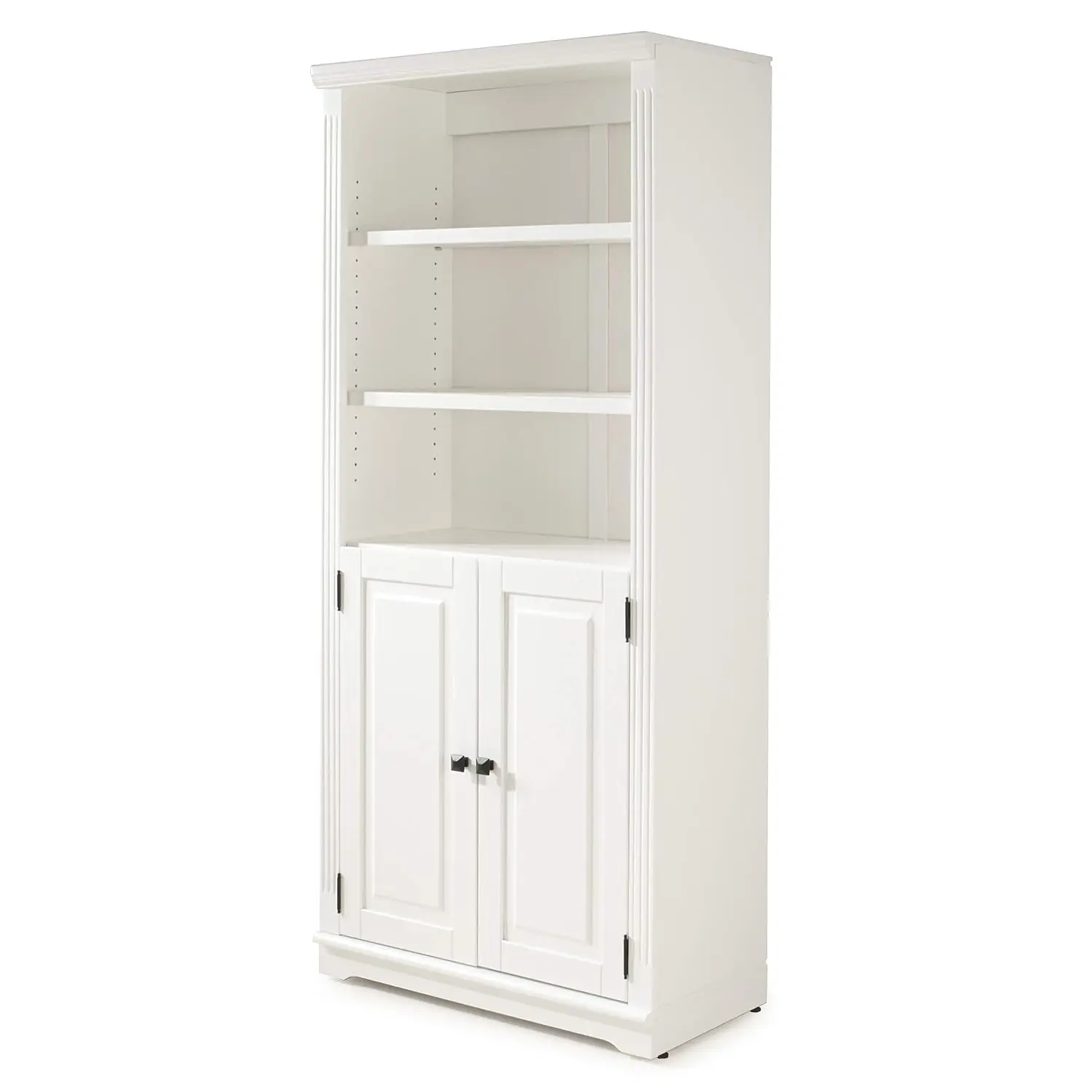 6ft White Wood Bookcase 5-Tier Open Storage Display Shelf Home Office Library, Customized