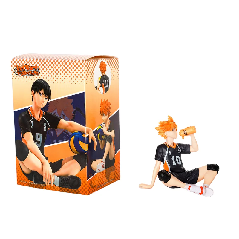 

Haikyuu Anime Action Figures Set - Shoyo Hinata Kozume Kenma Tobio Kageyama Collectible Model Toys Noodle Stopper Dolls Gift