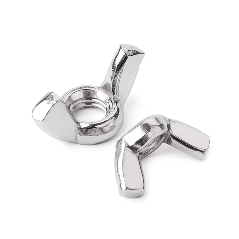 304 Stainless Steel/Galvanised UC/UK 10#-24 1/4-20 5/16-18 3/8-16 1/2-13 American/Imperial Butterfly Wing Nuts Hand Tighten Nut 6