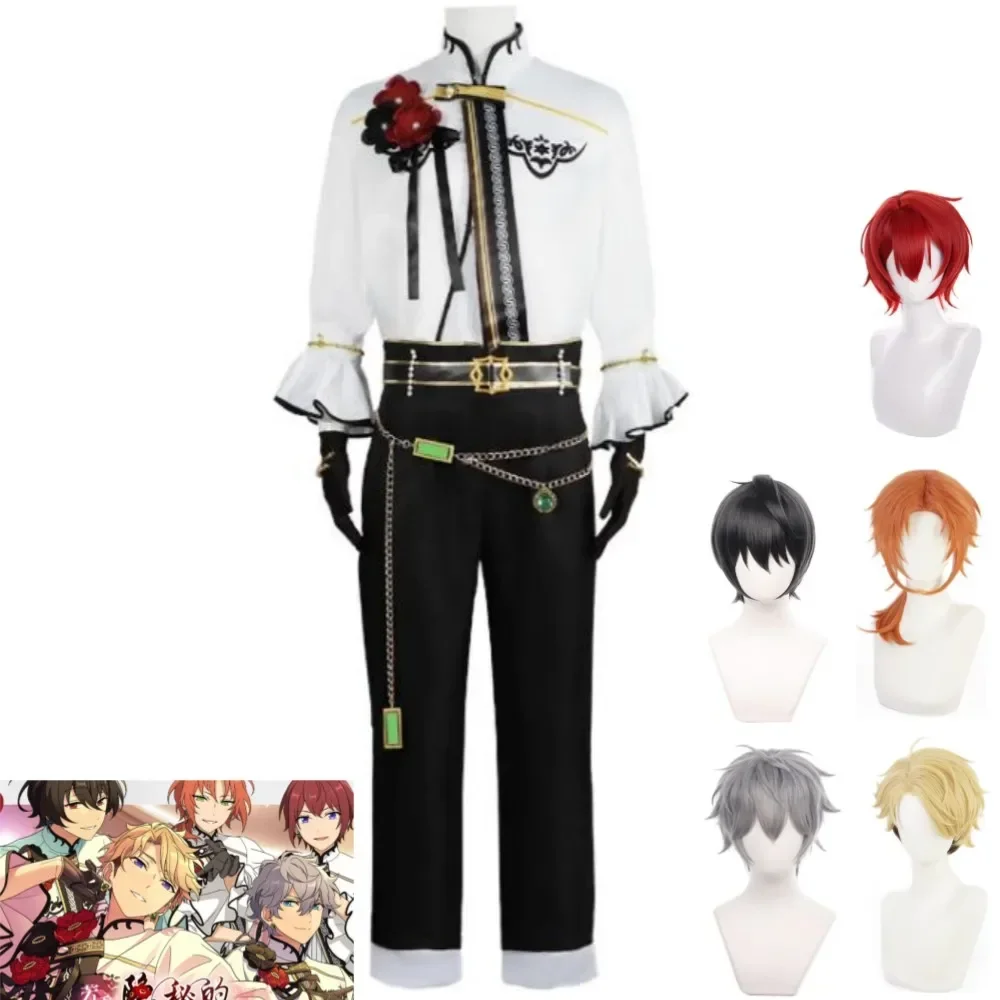 

Game Ensemble Stars 2 Knights Tsukinaga Leo Sena Izumi Sakuma Ritsu Narukami Arashi Suou Tsukasa Cosplay Costume Anime Wig Suit