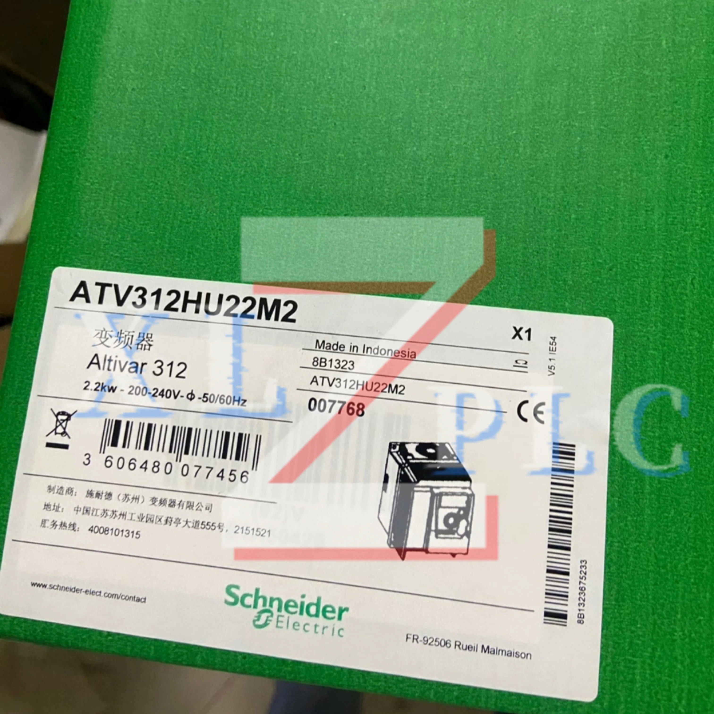 

frequency converter new original ATV312HU22M2 200-240V 2.2KW ATV312HU22N4 380-500V 2.2KW