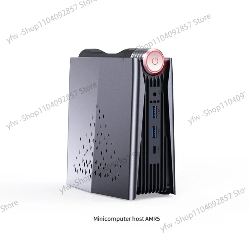 New AM08 PRO Gaming MINI PC Computer Ryze n 9 6900HX DDR5*2 4800Mhz 32G/64G 512G 1TB M.2 2280 NVME/ NGFF Stand Up Mini PC