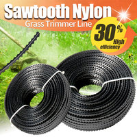 INDEL  Sawtooth Nylon Trimmer Line 3.2mm Trimmer head Brushcutter Trimmer Rope Lawn Mower Accessories Garden Tools