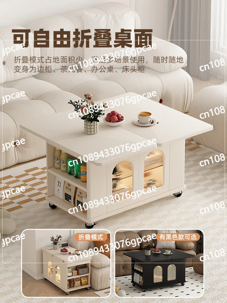 That Does Not Take Up Space Can Be Folded and Lifted Living Room Sofa 2024 Side Table Small Apartment