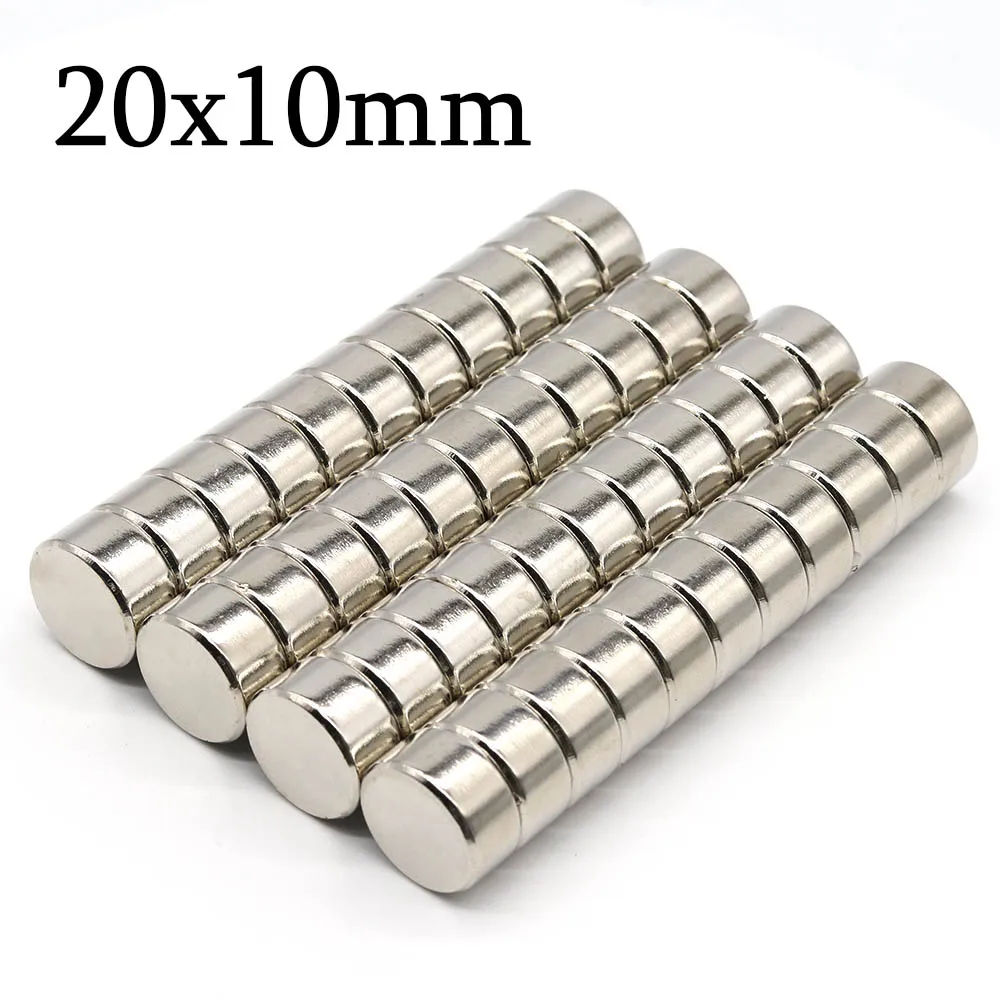 

20mmx10mm Super Strong Round Neodymium Magnet Powerful Magnets N35 small Permanent Magnetic NdfeB Refrigerator Magnet 20x10