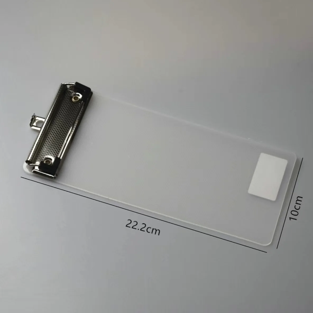 Mini Clipboard Transparent Portable Small Board Clip Student Pocket Memo Clip Folder Board plastic Office Supplies