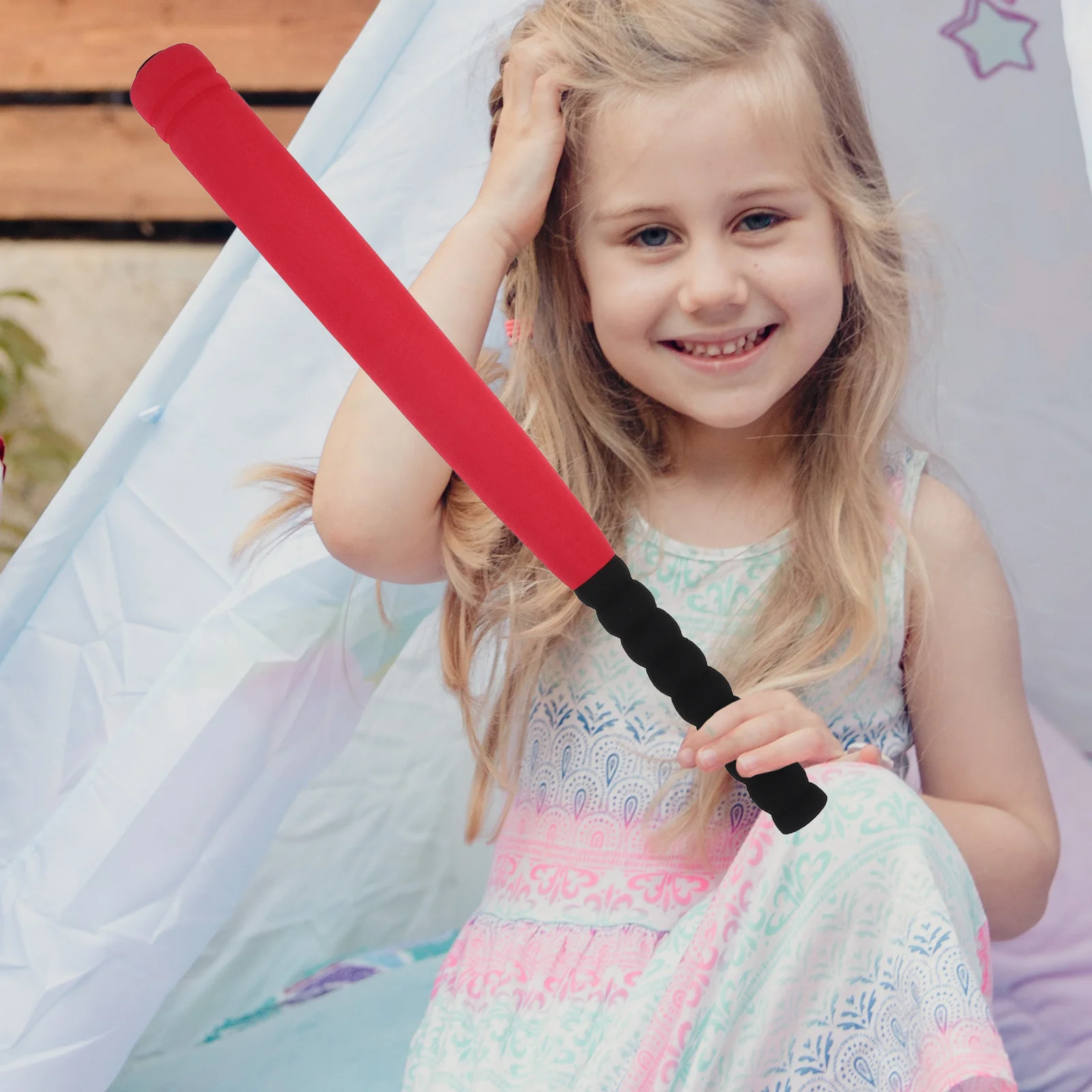 

Baseball Practice Bat For Kids 3-5 Years Blue With Red Foam Ball 21.5 Inch Hollow Handle Children Baseball Set Outdoor