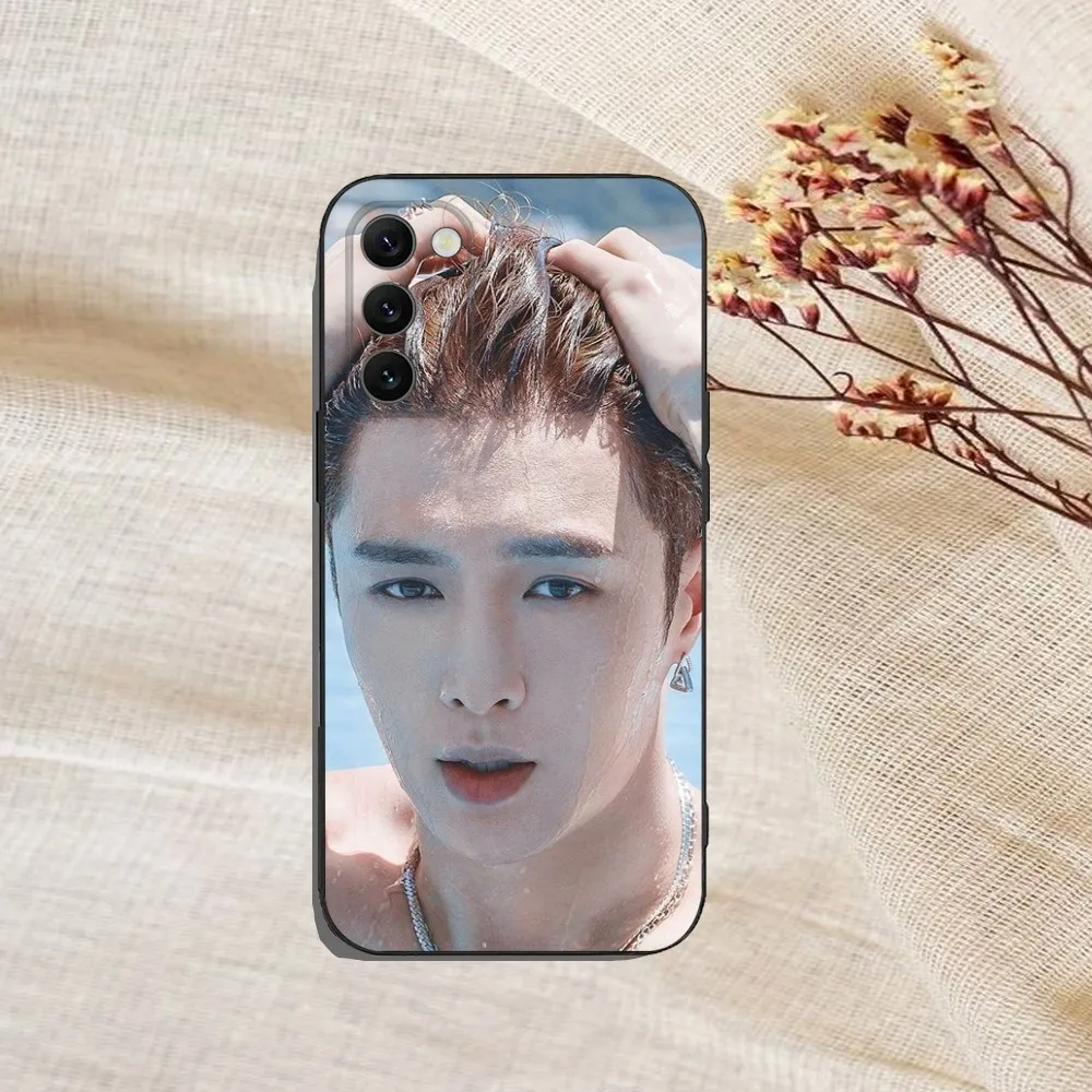 LAY Zhang Singer Phone Case For Samsung Galaxy A13,A21s,A22,A31,A32,A52,A53,A71,A80,A91 Soft Black Cover image 4