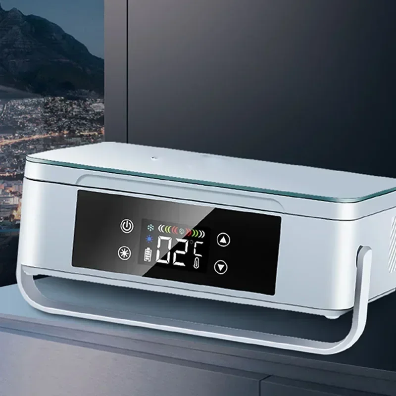 เครื่องใช้ในบ้านตู้เย็นอินซูลินแบบพกพาแบบพกพารถตู้เย็นขนาดเล็กในครัวเรือนชาร์จยาเครื่องทําความเย็น Incub