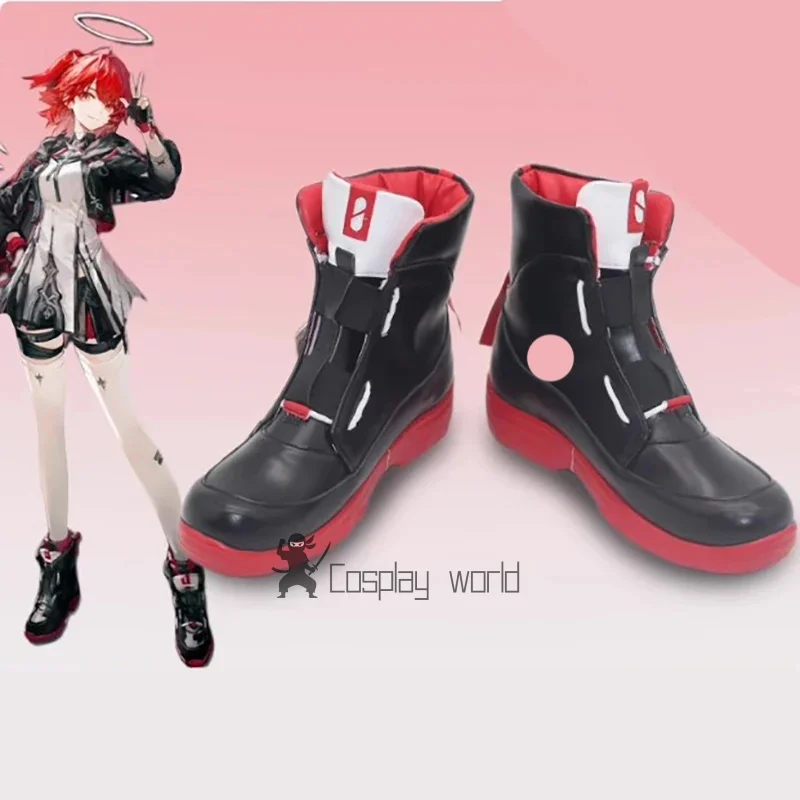 

Arknights, обувь Lemuel для косплея, женские костюмные ботинки Lemuel, вечерние туфли из мягкой искусственной кожи, реквизит для Хэллоуина, азиатский размер