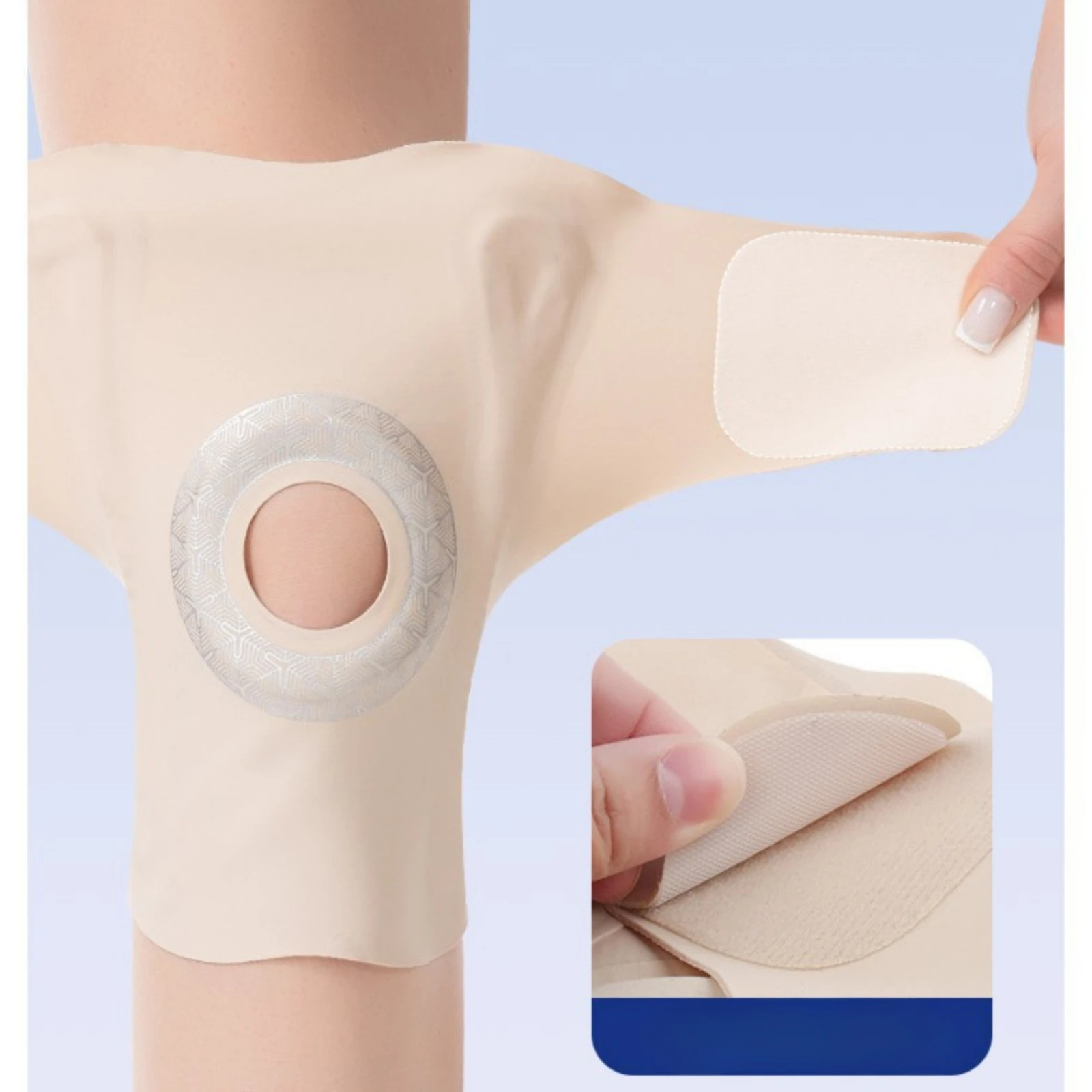 Brace with Open Patella Slim-Fit Knee Wrap with Patella Opening Patellar Brace Lightweight Support Wrap Supportive