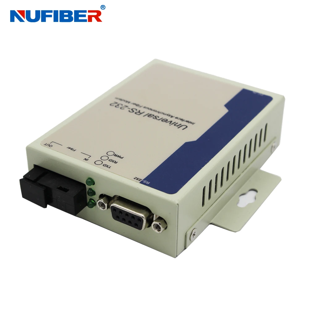 RS232 to Single Fiber Single Mode 1310nm /1550nm Converter, Serial to Fiber Optic Modem