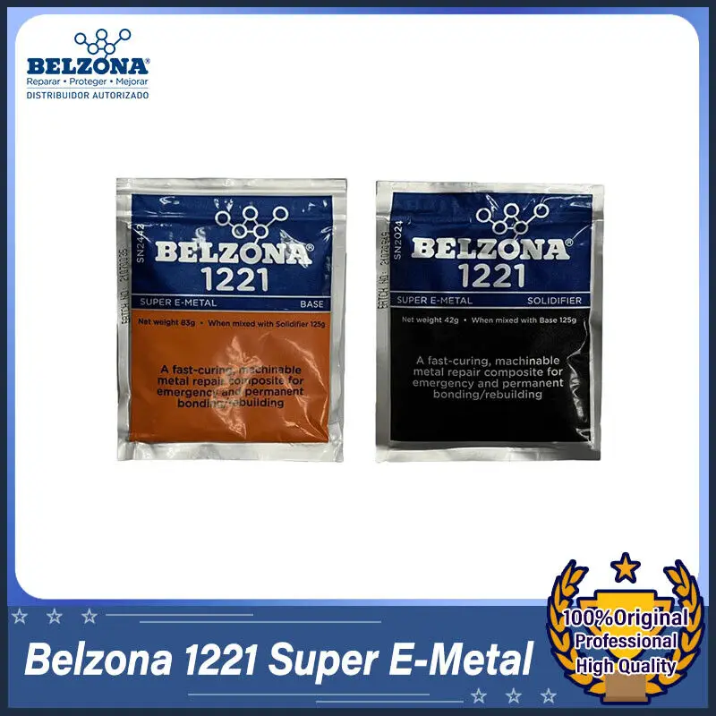 Belzona 1221 Super E-Metal 125g Kit Repair Composite Fast Cure Emergency Repair