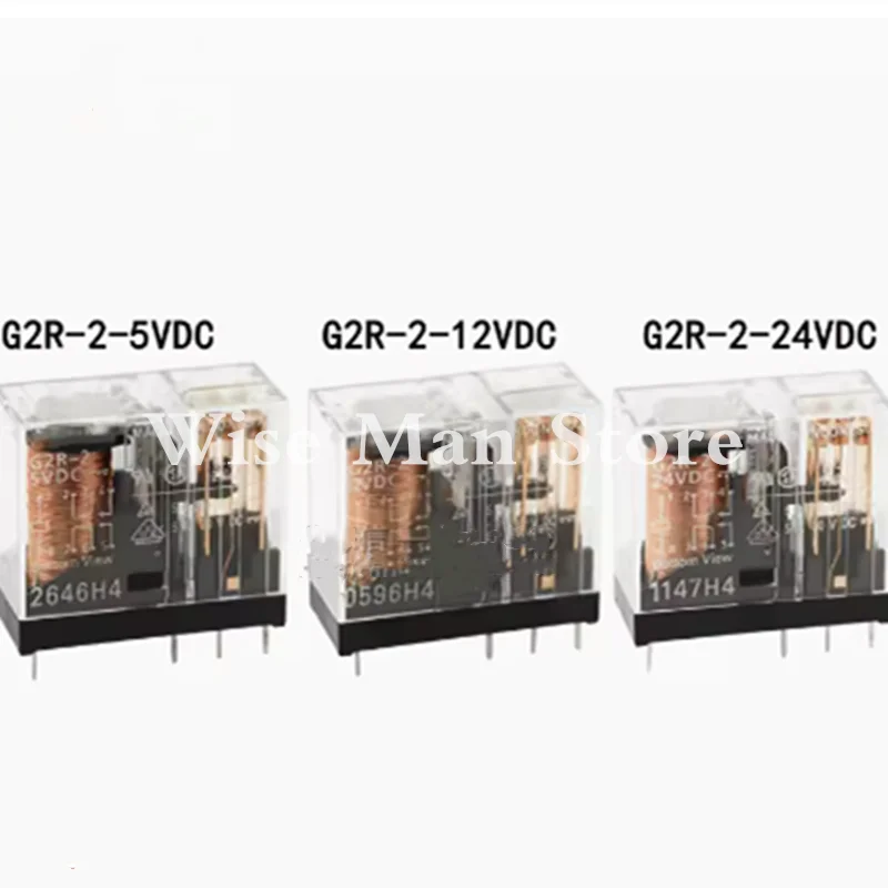 New original Relay G2R-2-5VDC G2R-2-12VDC G2R-2-24V G2R-2 12VDC Power relays 5V/12V/24V 5A 8PIN 10 PCS