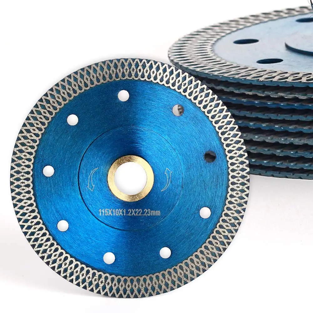 

10Pcs Super Thin Diamond Tile Blade 4.5" for Cutting Porcelain Granite Marble